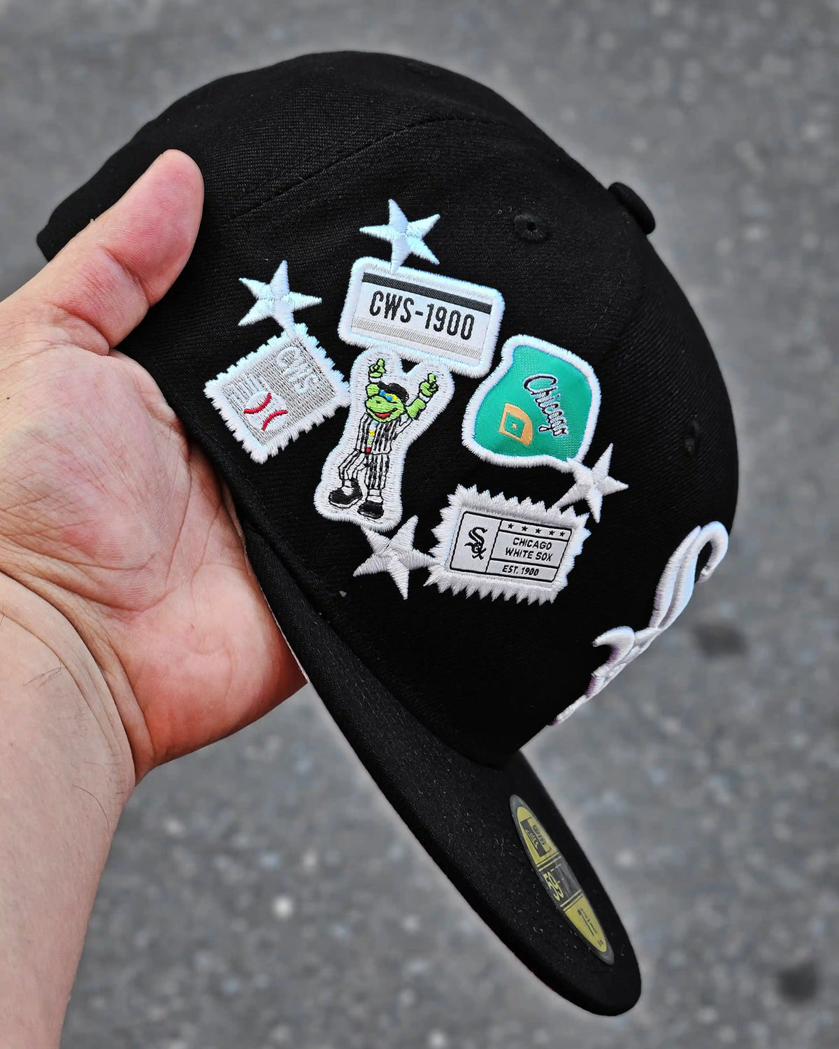 CHICAGO WHITE SOX NEGRO CITY PATCH