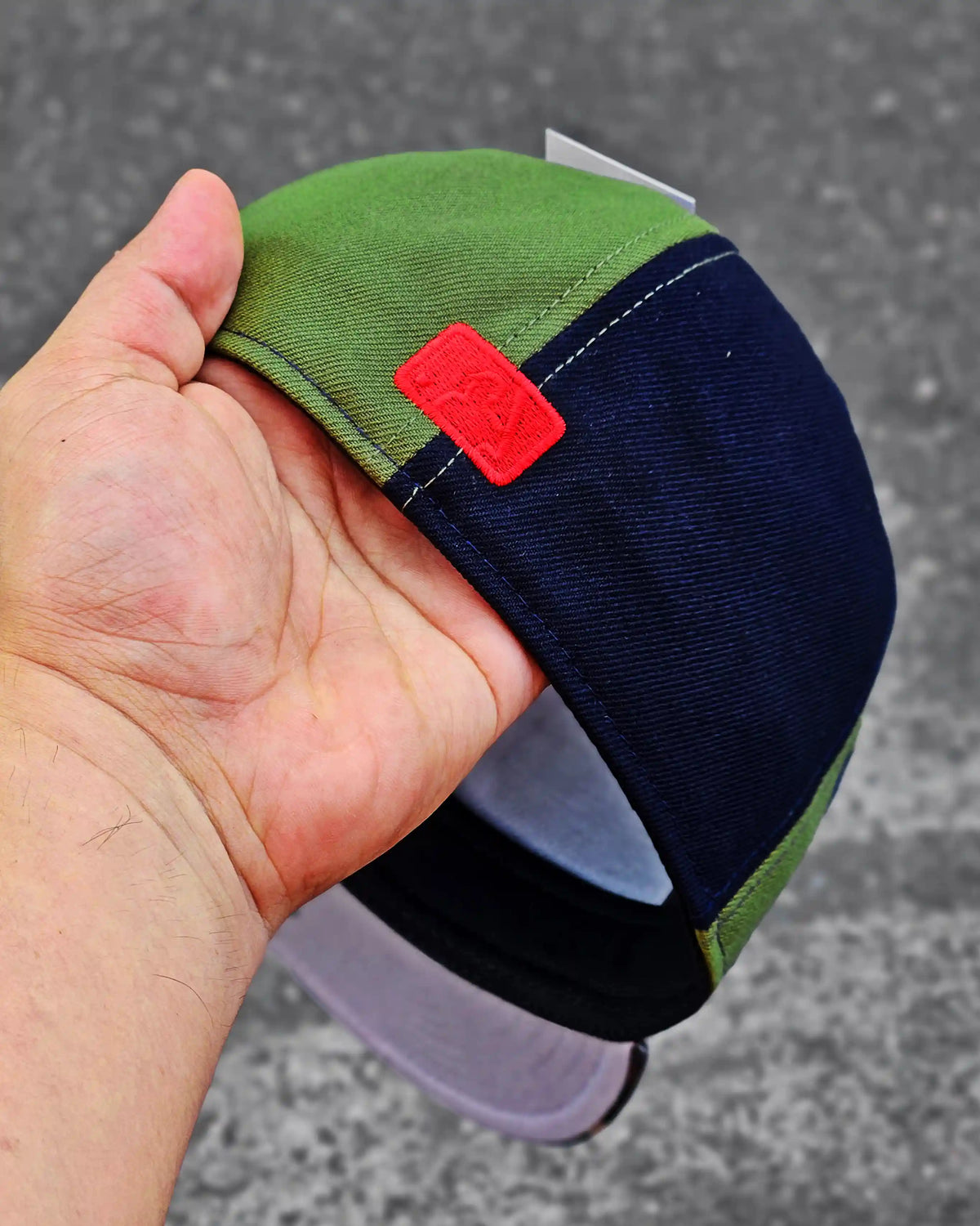 LOS ANGELES DODGERS NAVY PINWHEEL VISOR CAMO