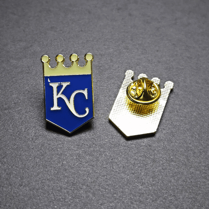 PIN KANSAS CITY ROYALS AZUL LOGO