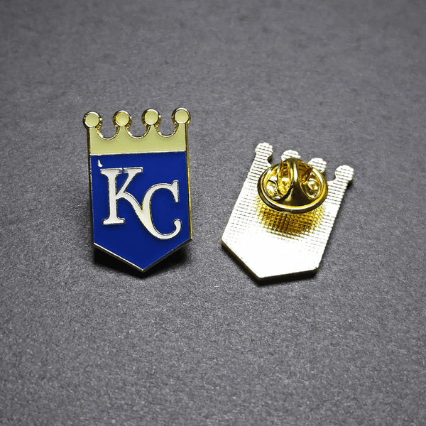 PIN KANSAS CITY ROYALS AZUL LOGO - vista alternativa