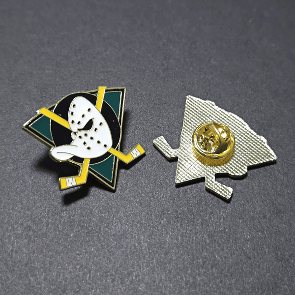 PIN ANAHEIM DUCKS VERDE LOGO - vista alternativa