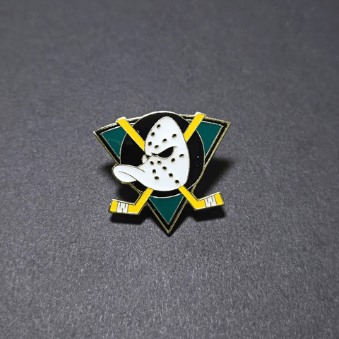 PIN ANAHEIM DUCKS VERDE LOGO