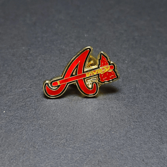 PIN ATLANTA BRAVES ROJO LOGO