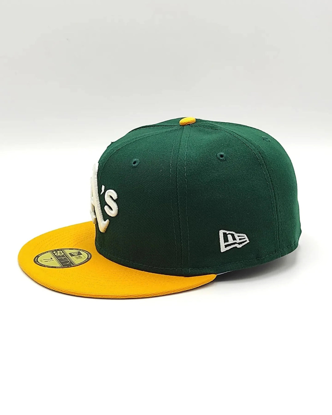 OAKLAND ATHLETICS VERDE  CLASICA visor AMARILLO
