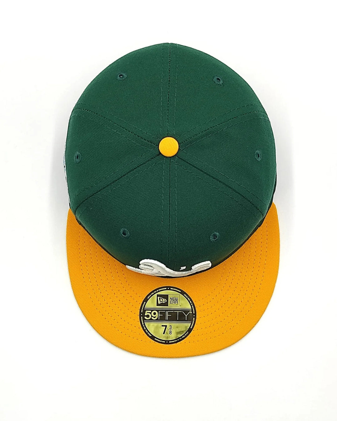 OAKLAND ATHLETICS VERDE  CLASICA visor AMARILLO