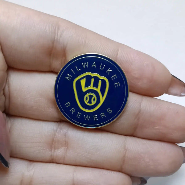 PIN MILWAUKEE BREWERS NAVY LOGO - vista alternativa
