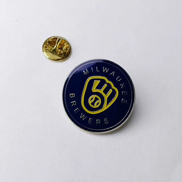 PIN MILWAUKEE BREWERS NAVY LOGO