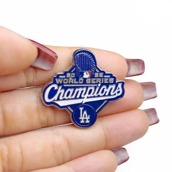 PIN LOS ANGELES DODGERS NAVY CHAMPIONS - vista alternativa