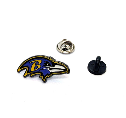 PIN BALTIMORE RAVENS AZUL LOGO